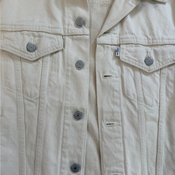 LEVIS cream denim jacket - Picture 3 of 4